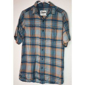 Men's Mountain Khakis Size Small Classic Fit Short Sleeve Button-Down Shirt